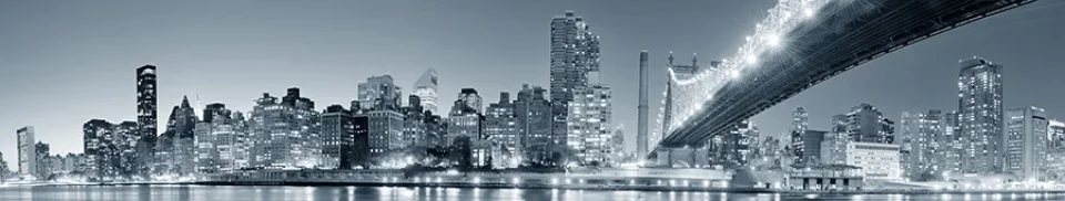 Model sticlă printată, New York