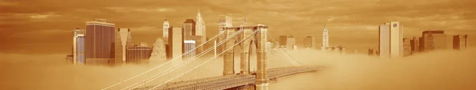 Model sticlă printată, New York