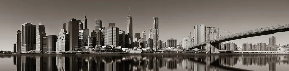 Model sticlă printată, New York
