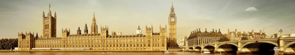 Model sticlă printată, Londra