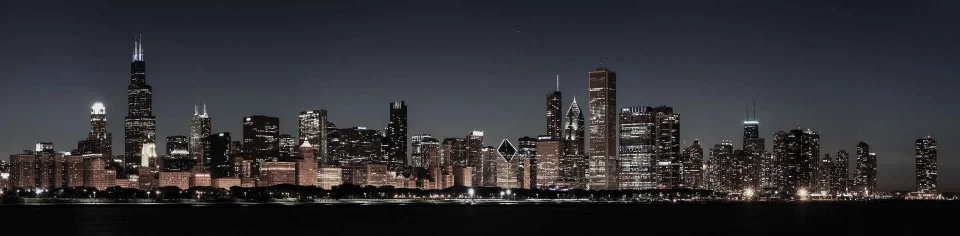 Model sticlă printată, Chicago