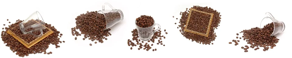Model sticlă printată, Cafea