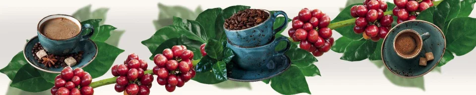 Model sticlă printată, Cafea