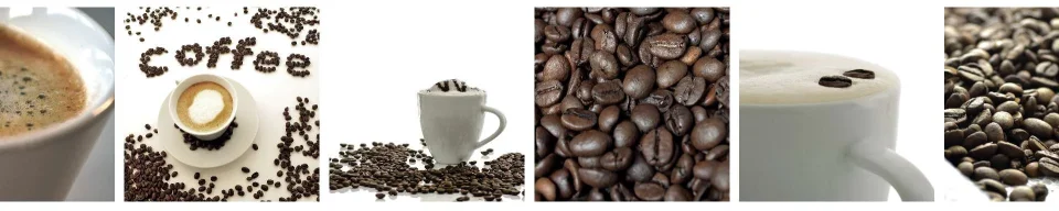 Model sticlă printată, Cafea