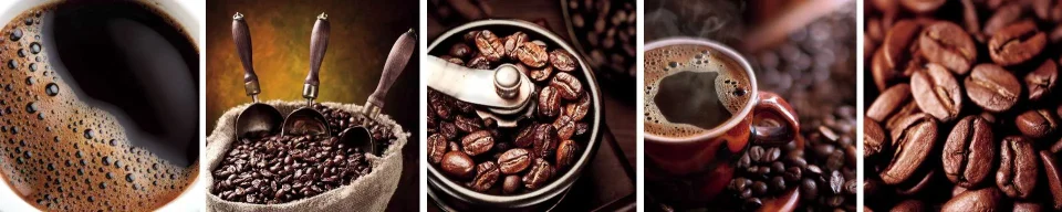 Model sticlă printată, Cafea