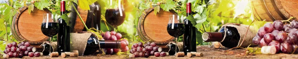 Model sticlă printată, Vin