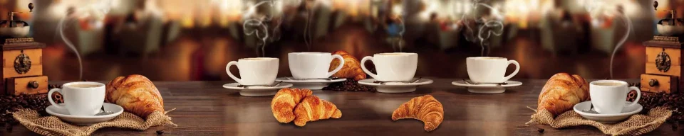 Model sticlă printată, Cafea