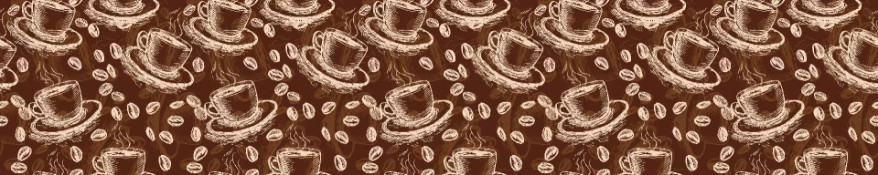 Model sticlă printată, Cafea