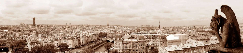 Model sticlă printată, Paris