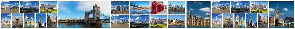 Model sticlă printată, Londra