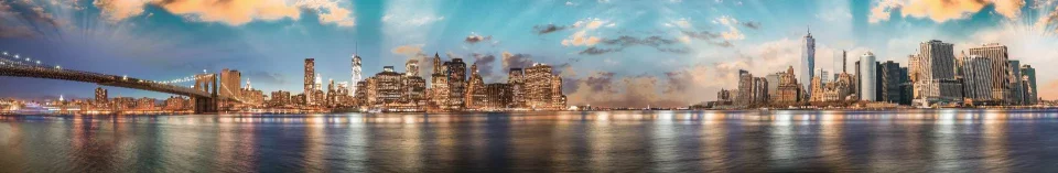 Model sticlă printată, New York