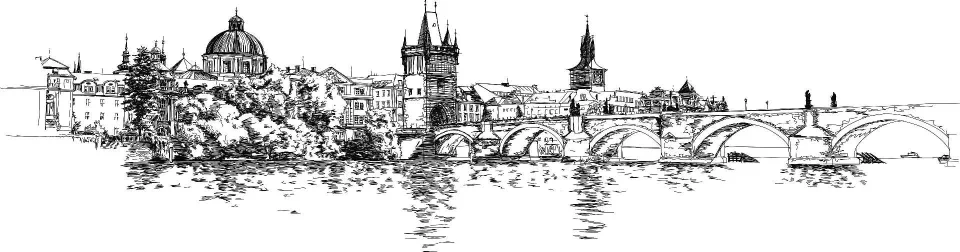 Model sticlă printată, Praga