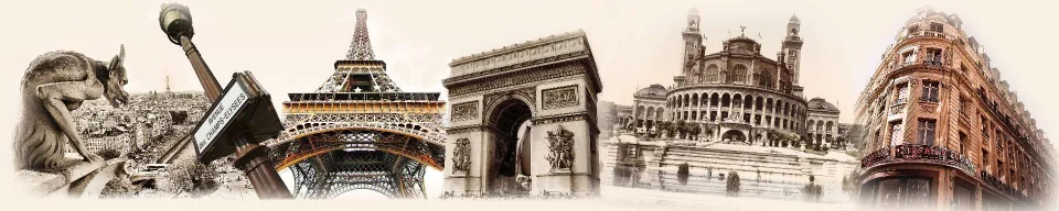 Model sticlă printată, Paris
