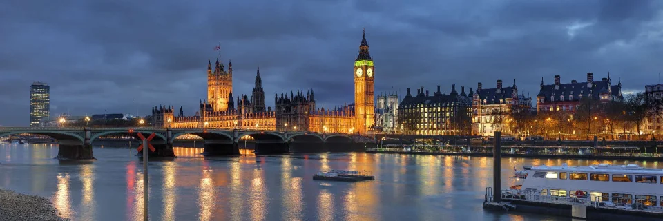 Model sticlă printată, Londra