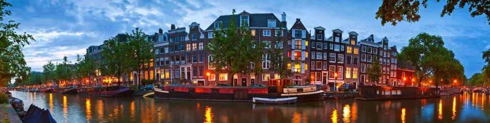 Model sticlă printată, Amsterdam