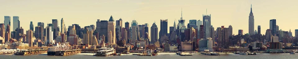 Model sticlă printată, New York