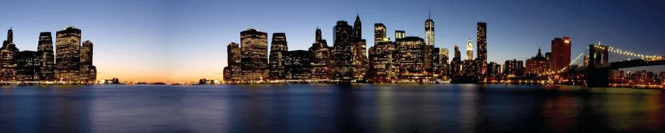 Model sticlă printată, New York