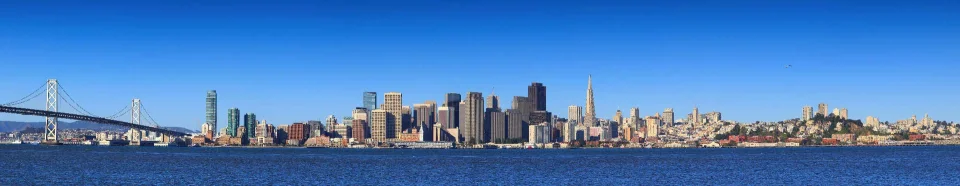 Model sticlă printată, San Francisco