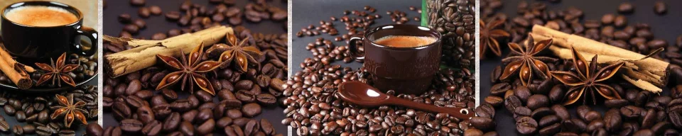 Model sticlă printată, Cafea