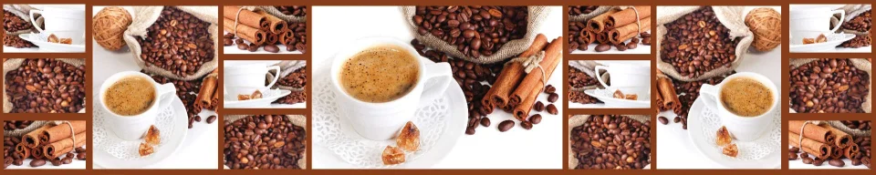 Model sticlă printată, Cafea