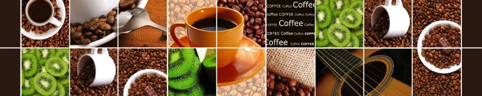 Model sticlă printată, Cafea