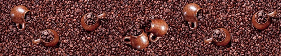 Model sticlă printată, Cafea