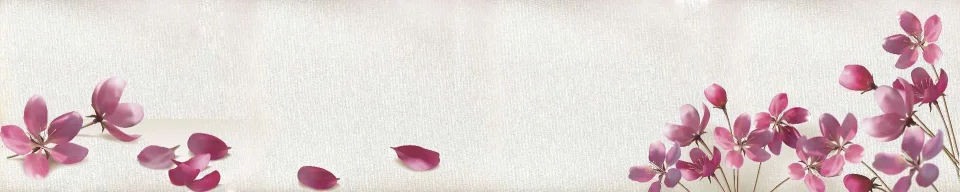 Model sticlă printată, Flori diverse