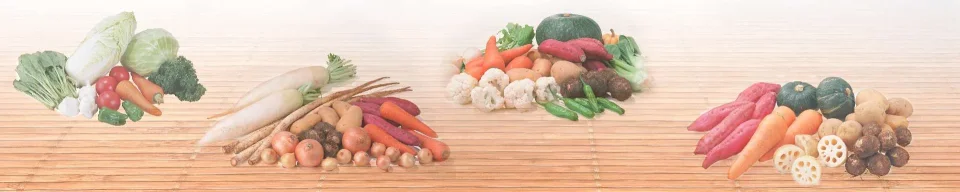 Model sticlă printată, Legume
