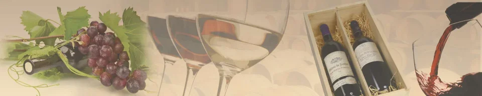 Model sticlă printată, Vin