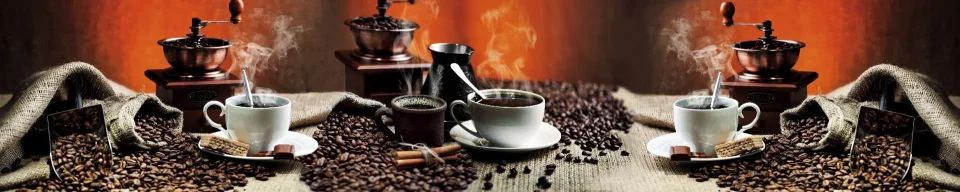 Model sticlă printată, Cafea