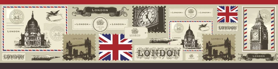 Model sticlă printată, Londra