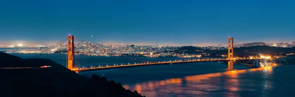 Model sticlă printată, San Francisco