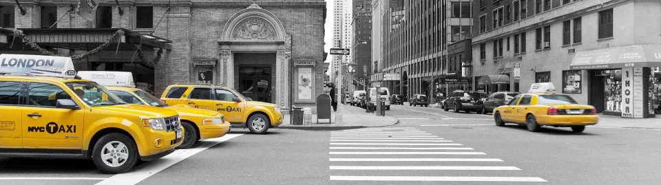 Model sticlă printată, New York