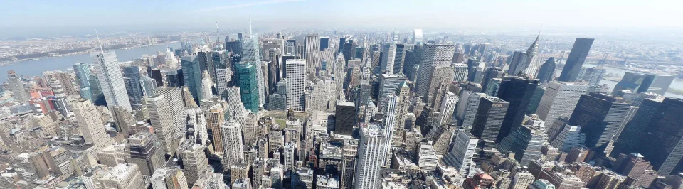 Model sticlă printată, New York