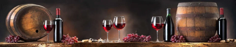 Model sticlă printată, Vin