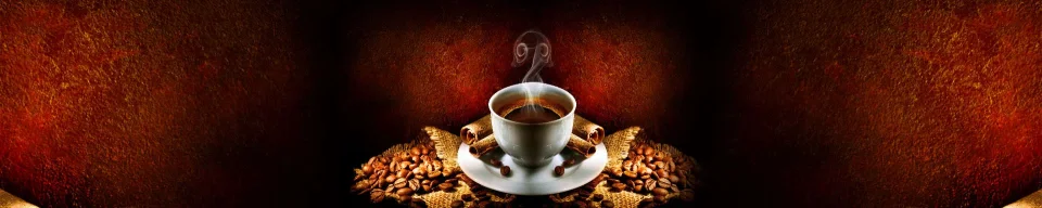 Model sticlă printată, Cafea