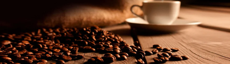 Model sticlă printată, Cafea