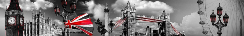 Model sticlă printată, Londra