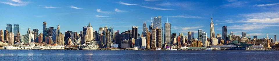 Model sticlă printată, New York