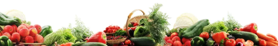 Model sticlă printată, Legume