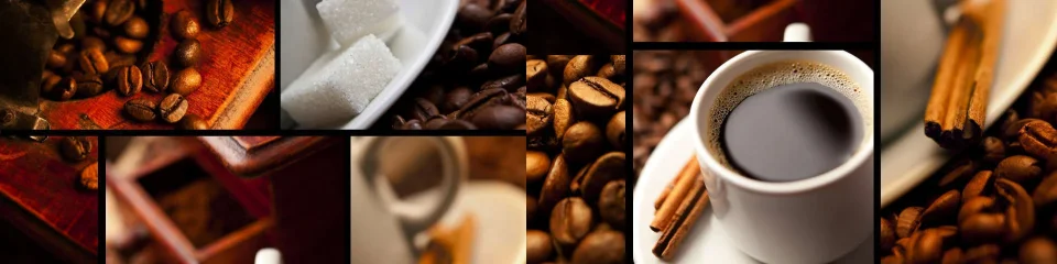 Model sticlă printată, Cafea