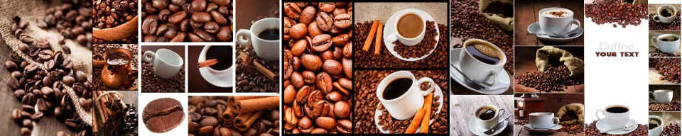 Model sticlă printată, Cafea