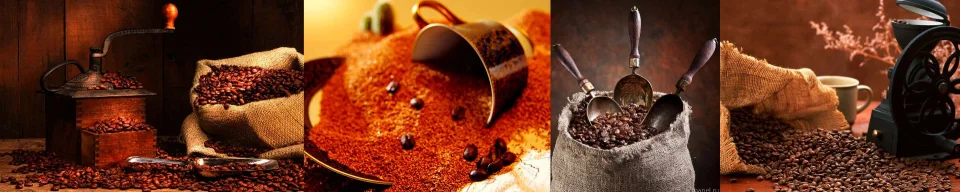 Model sticlă printată, Cafea