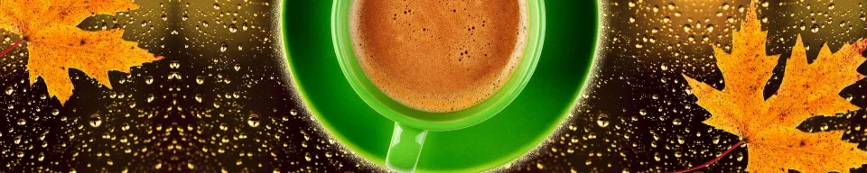 Model sticlă printată, Cafea