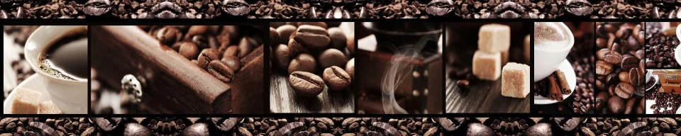 Model sticlă printată, Cafea