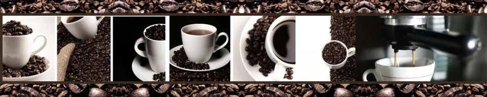 Model sticlă printată, Cafea