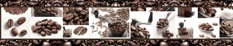 Model sticlă printată, Cafea