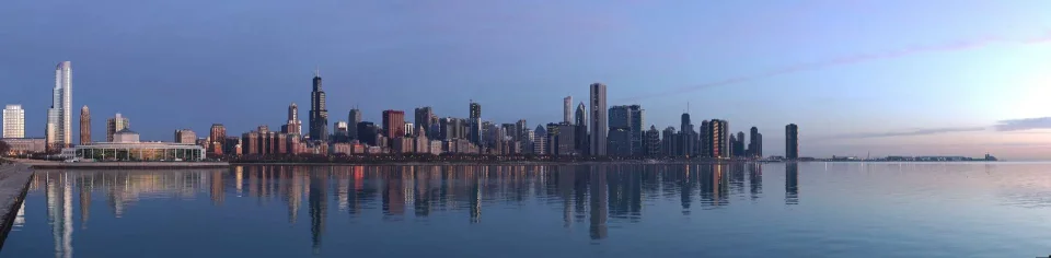 Model sticlă printată, Chicago