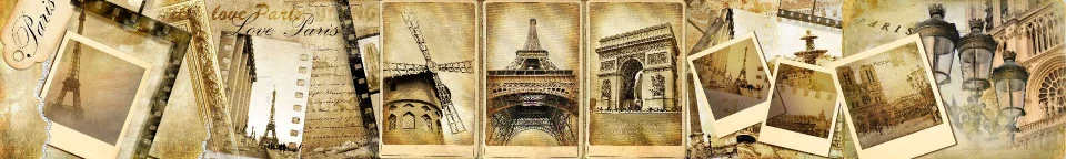 Model sticlă printată, Paris