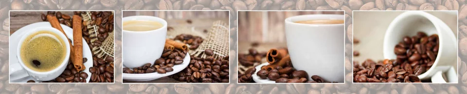 Model sticlă printată, Cafea